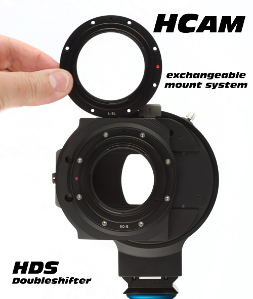 HCam HDS-Doubleshifter exchangeable mounts